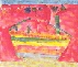 example lampshade image, child's painting-boat